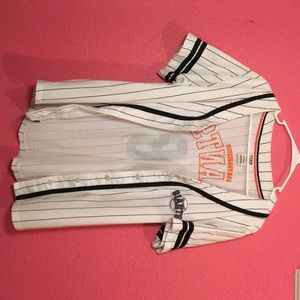 Pink Victoria secret Giants shirt